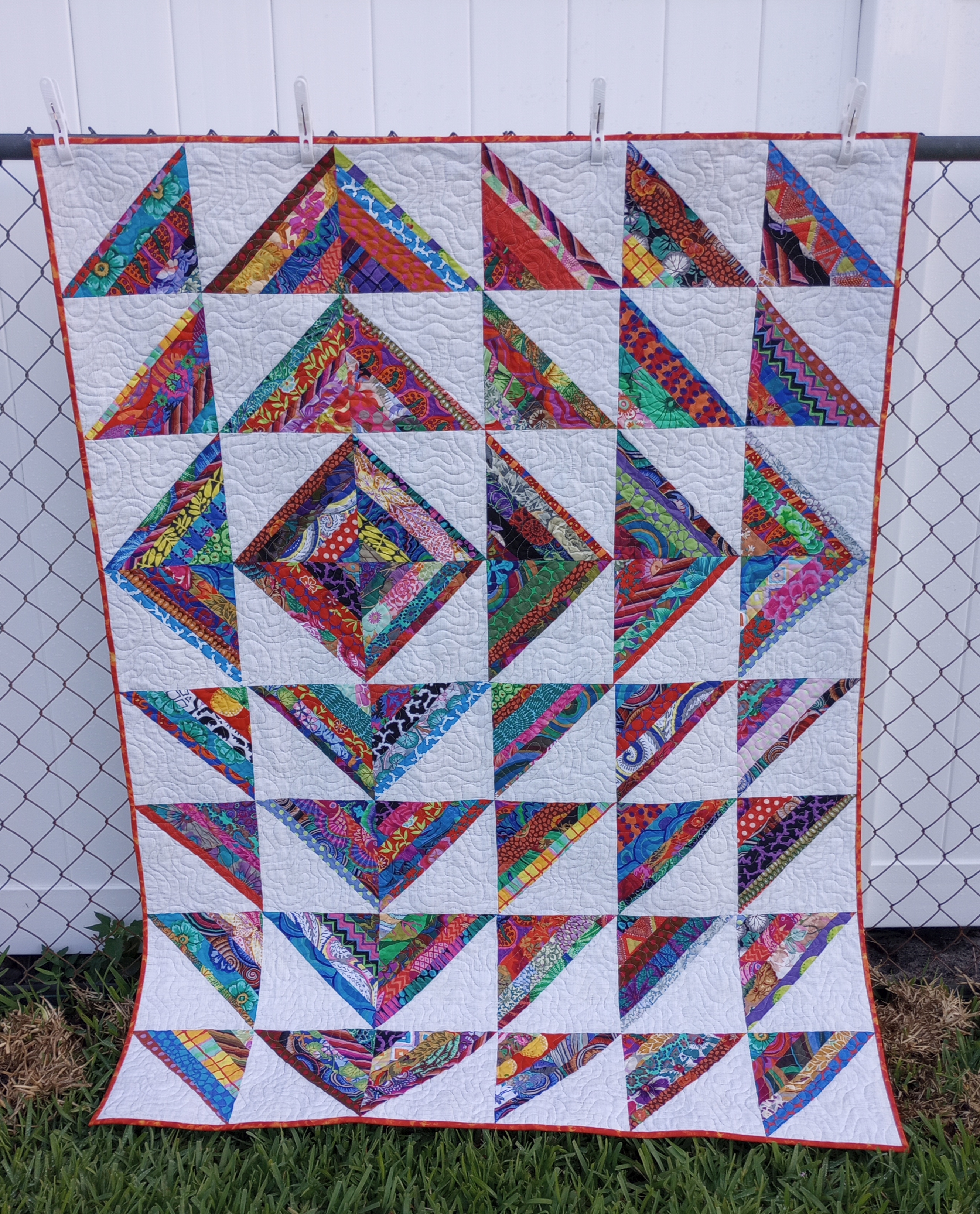 String block challenge – first quarter – Time to Quilt